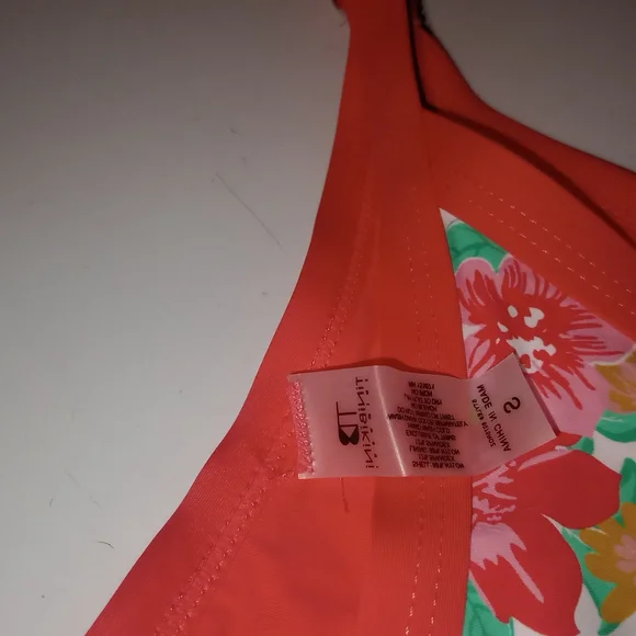 TiniBikini Coral Floral Bikini Set - Picture 10 of 12